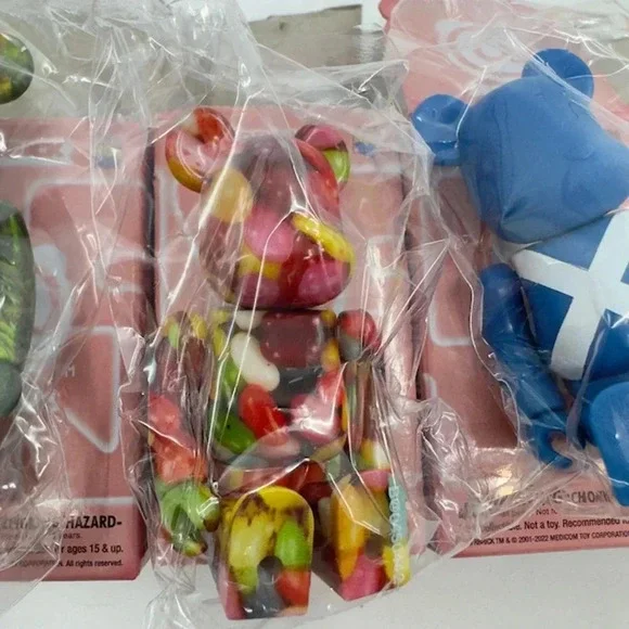 NEW Set Of 4 Bearbrick Series 45 Blind Box by Medicom Toy - Picture 5 of 7